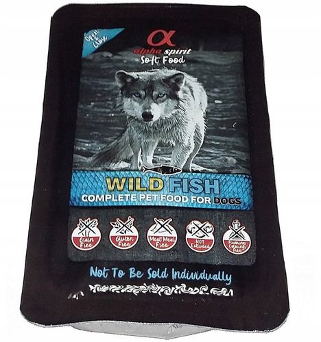 Alpha Spirit Karma WILD FISH 10x200g Półmiękka i Bezzbożowa karma dla psa na Arena.pl