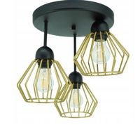 Nowoczesne Lampy Wiszące Loft Livia 2848/Z-B-3 CZ