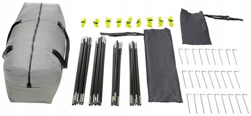 Namiot rodzinny kempingowy duży 4 osobowy McKinley 2 sypialnie wodoodporny na Arena.pl