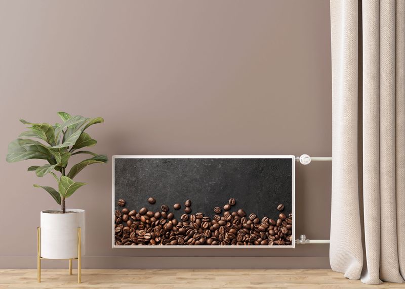 MAGNETYCZNA Mata Kaloryfera Palone Ziarna Kawy Do Kuchni 100cm x 60cm zdjęcie 7