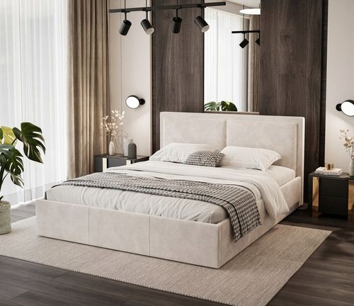 ŁOŻKO SOAVE II Z PODNOSZONYM STELAŻEM I POJEMNIKIEM NA POŚCIEL 180x200 na Arena.pl