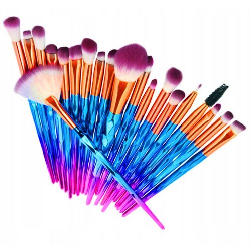20 sztuk Pędzli DO MAKIJAŻU JEDNOROŻEC UNICORN 20 x PĘDZLE make-up na Arena.pl