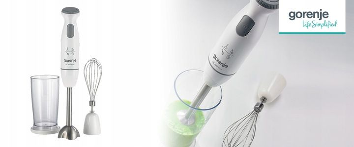 Blender ręczny Gorenje HBC802QW 800W pojemnik 0,5l zdjęcie 8
