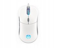 Myszka przewodowa dla gracza Endorfy GEM Plus Onyx White ARGB 19000dpi USB