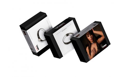 wiązania   obroża damska, wąska biała na Arena.pl