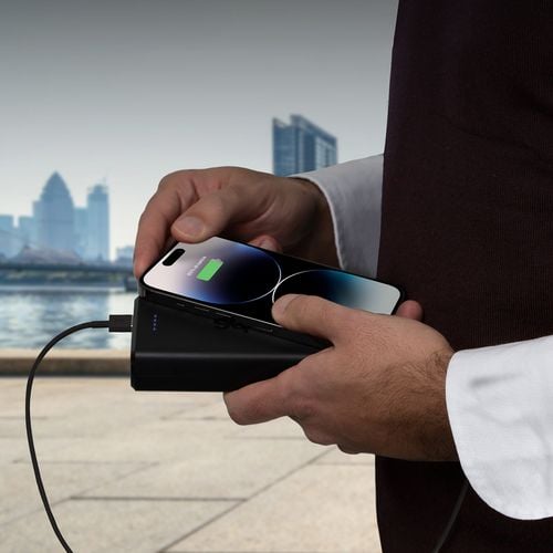 powerbank 20000 mah usb-a usb-c - czarny na Arena.pl