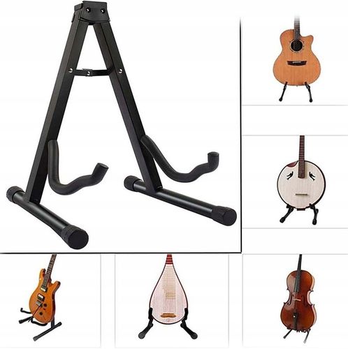 Statyw uniwersalny STOJAK Na każdą gitarę TYP A Składany Uchwyt Piankowy na Arena.pl