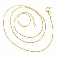 ZŁOTY ŁAŃCUSZEK 40 cm żmijka snake linka pozłacany delikatny SREBRO 925