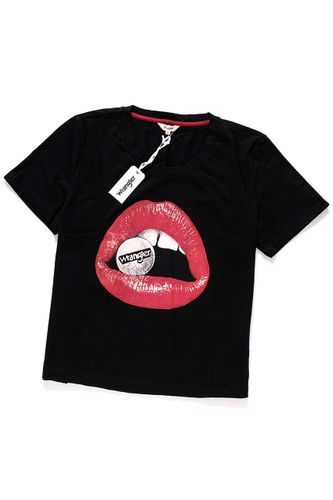 WRANGLER CROP TEE BLACK W7349D401 M na Arena.pl