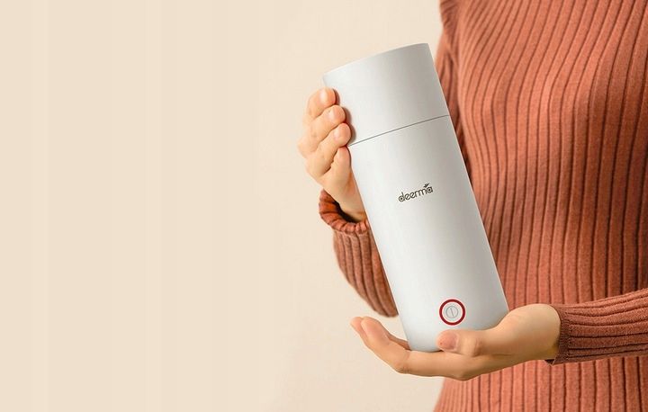 Termos Elektryczny Mini Czajnik Kubek Deerma Dr050 zdjęcie 2