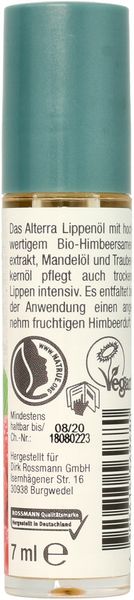 ALTERRA OLEJEK DO UST MALINA 7 ML zdjęcie 2