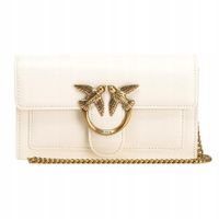 Pinko torebka skóra naturalna licowa biały