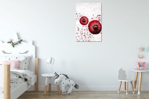 Obraz Drukowany 40X60 Czerwone Dmuchawce na Arena.pl
