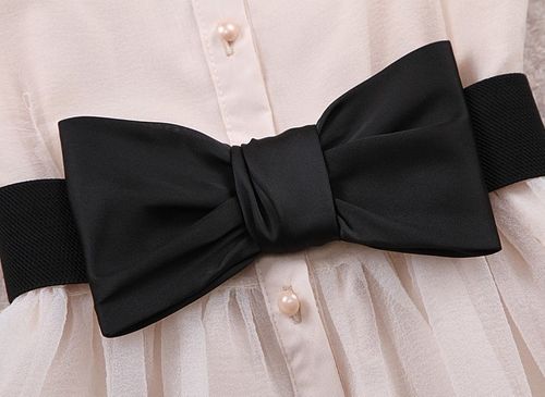 SUKIENKA TUTU SZYFON KOŁNIERZYK BIAŁA Rozmiary - S na Arena.pl