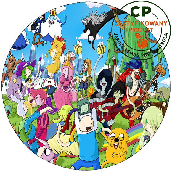 Opłatek na tort Pora na Przygodę zdjęcie 1