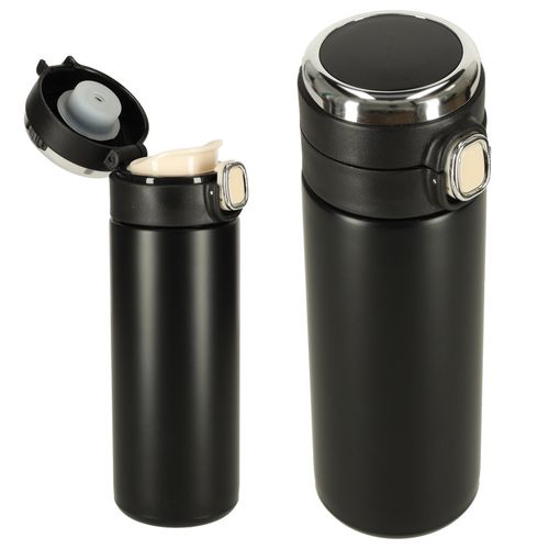 Kubek Bidon Termiczny Z Ustnikiem Termos Led 420Ml Czarny na Arena.pl