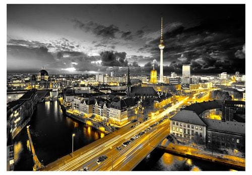 Fototapeta - Berlin nocą 250x175 na Arena.pl
