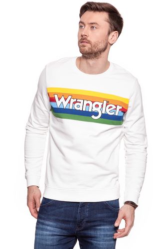 WRANGLER RAINBOW SWEAT OFFWHITE W6528HP02 M na Arena.pl