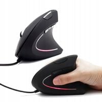 MYSZKA Pionowa Wertykalna MYSZ Ergonomiczna Przewodowa USB Cicha Zenwire
