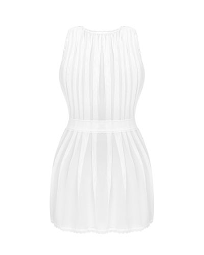 Prześwitujący Biały Peniuar Heavenlly XL/XXL na Arena.pl