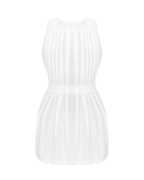 Prześwitujący Biały Peniuar Heavenlly XL/XXL zdjęcie 7