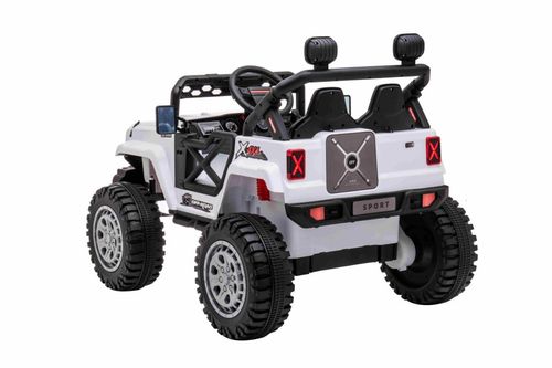 Auto na akumulator Pojazd OFF ROAD Speed Biały 4x4 na Arena.pl