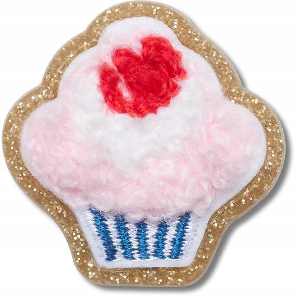Przypinka Crocs Jibbitz Pin Do Butów Patchwork Pink Cupcake zdjęcie 1