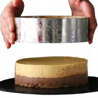 Obręcz opaska do tortów ciast z regulacją średnicy