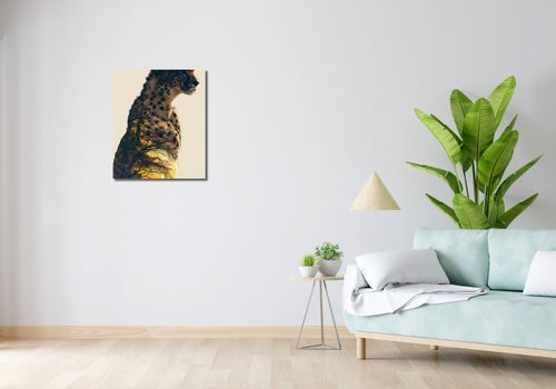 Obraz 50x60cm Gepard Duch Sawanny na Arena.pl