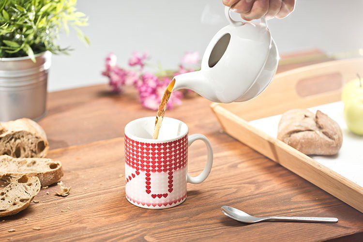 Magiczny Kubek - Serduszka z Napisem "I LOVE U" zdjęcie 4