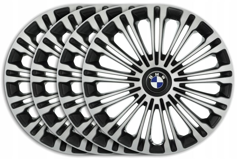 KOŁPAKI 17'' BMW E46 E90 F30 E60 E61 X1 CZARNE VNT zdjęcie 1