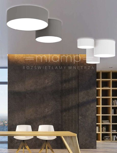 Plafon LAMPA sufitowa CAMERON 9606 Nowodvorski okrągła OPRAWA abażurowa biała romao zdjęcie 4