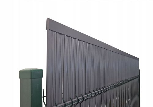 Listwy ogrodzeniowe pionowe wąskie 173x250cm RD03 Szary komplet na Arena.pl