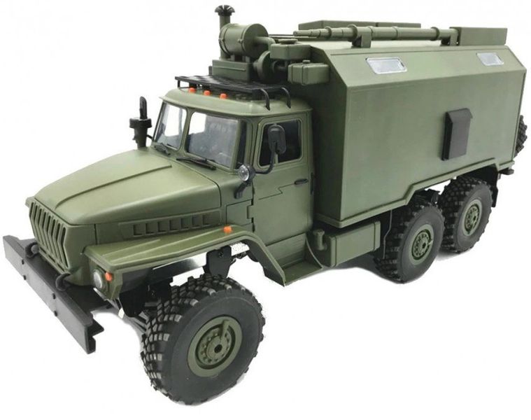 Ciężarówka wojskowa WPL B-36 (1:16, 6WD, 2.4G, LiPo) - Zielony na Arena.pl