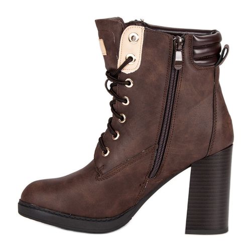 Brązowe botki workery r.38 na Arena.pl