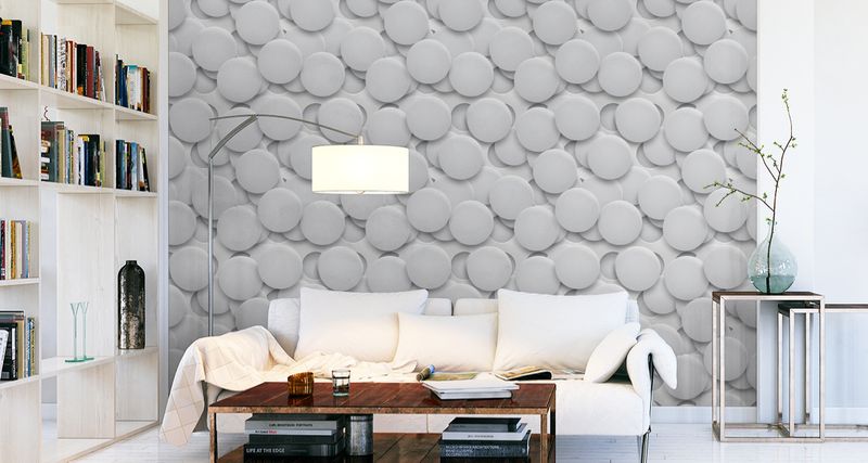 Tapeta Abstrakcyjny Wzór Geometryczny 3D zdjęcie 2