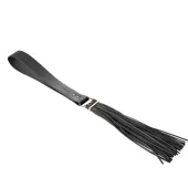 bijoux indiscrets maze tassel flogger black - czarny pejcz z frędzlami