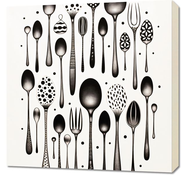 Obraz 70x70cm Narzędzia Smaku zdjęcie 1