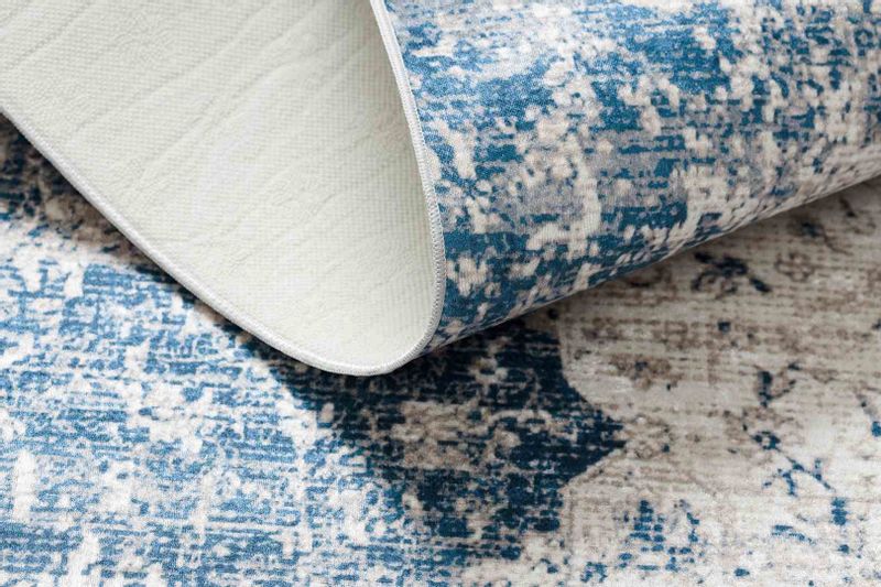 RUG/LU/ARLEN/ROSETTE2/BEIGE+BLUE/160x220 zdjęcie 13
