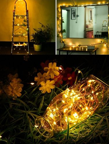 MIKRO LEDY DRUCIKI 20 LED białe ciepłe komplet 10szt z bateriami na Arena.pl