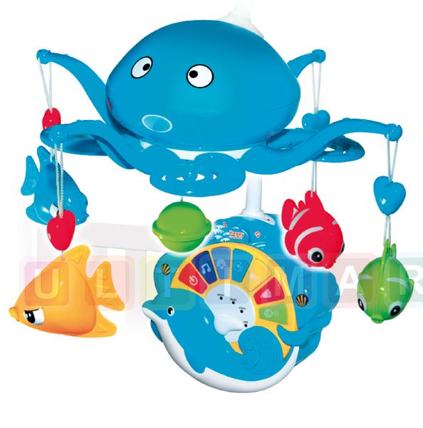 NEWMART MH265155 KARUZELKA Z PROJEKTOREM OŚMIORNICZKA niebieska zdjęcie 2