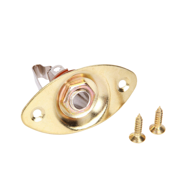 Gniazdo do gitary Jack 6,3mm MSP32 złoty zdjęcie 1