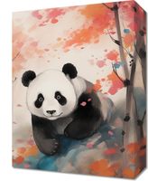 Obraz 30x40cm Panda wśród Klonów