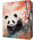 Obraz 30x40cm Panda wśród Klonów