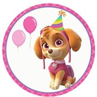 Opłatek na tort PAW Psi Patrol Pies Pieski Marshall Rubble Rocky Skye Zuma