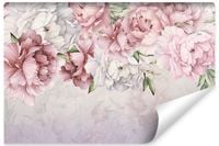 Fototapeta Do Salonu KWIATY Piwonie Styl Boho Rośliny Natura 135cm x 90cm