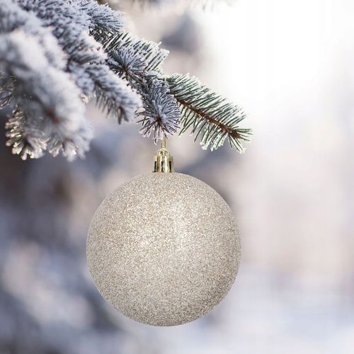 Bombki choinkowe plastikowe na choinkę brązowe różne rozmiary 26 sztuk na Arena.pl