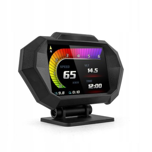 Komputer Pokładowy HUD Wyświetlacz LCD OBDII USB-C GPS Kasowanie Błędów na Arena.pl