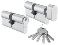 ZESTAW WKŁADEK DRZWIOWYCH NIKIEL N30/45+S45/30