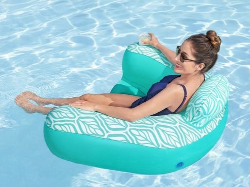 Bestway Dmuchany FOTEL do wody Deluxe Comfort Plush 145x120cm 43719 na Arena.pl